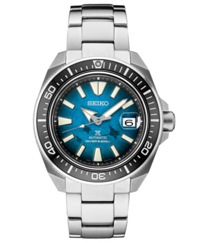 Seiko Мужские часы Prospex Manta Ray Diver из нержавеющей стали 44mm