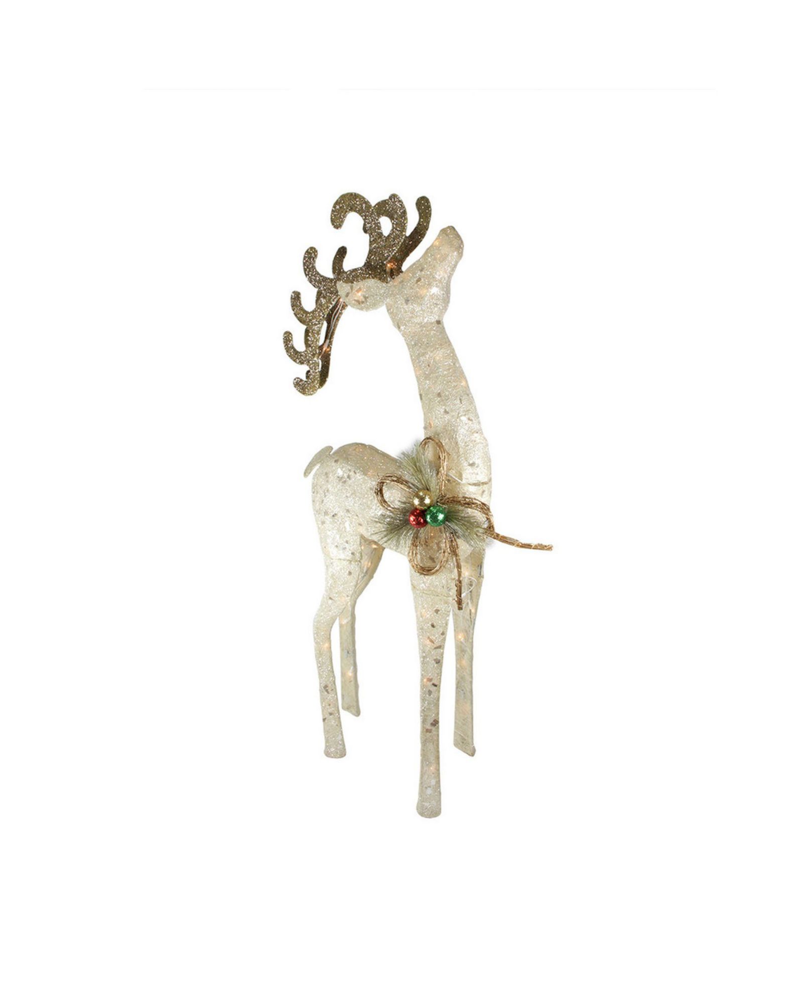 Рождественское украшение Northlight Pre-Lit Sisal Reindeer