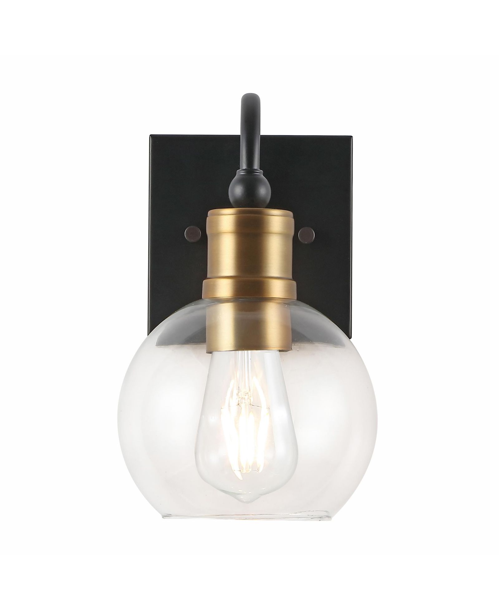 Marais Iron/Glass Rustic Vintage Like LED Vanity Light
