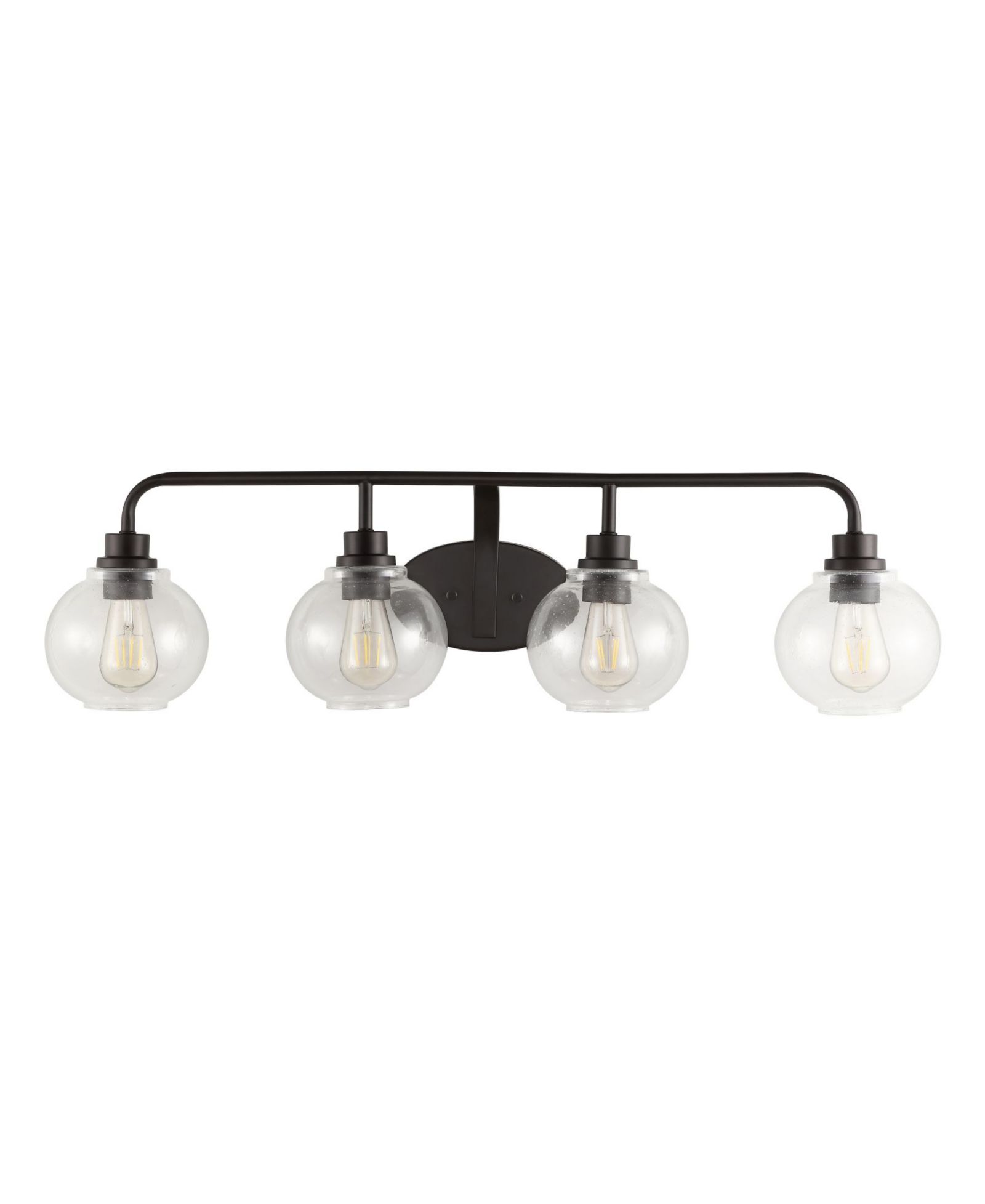 Sandrine Декоративный настенный светильник из железа и стекла Cottage Rustic LED Vanity Light