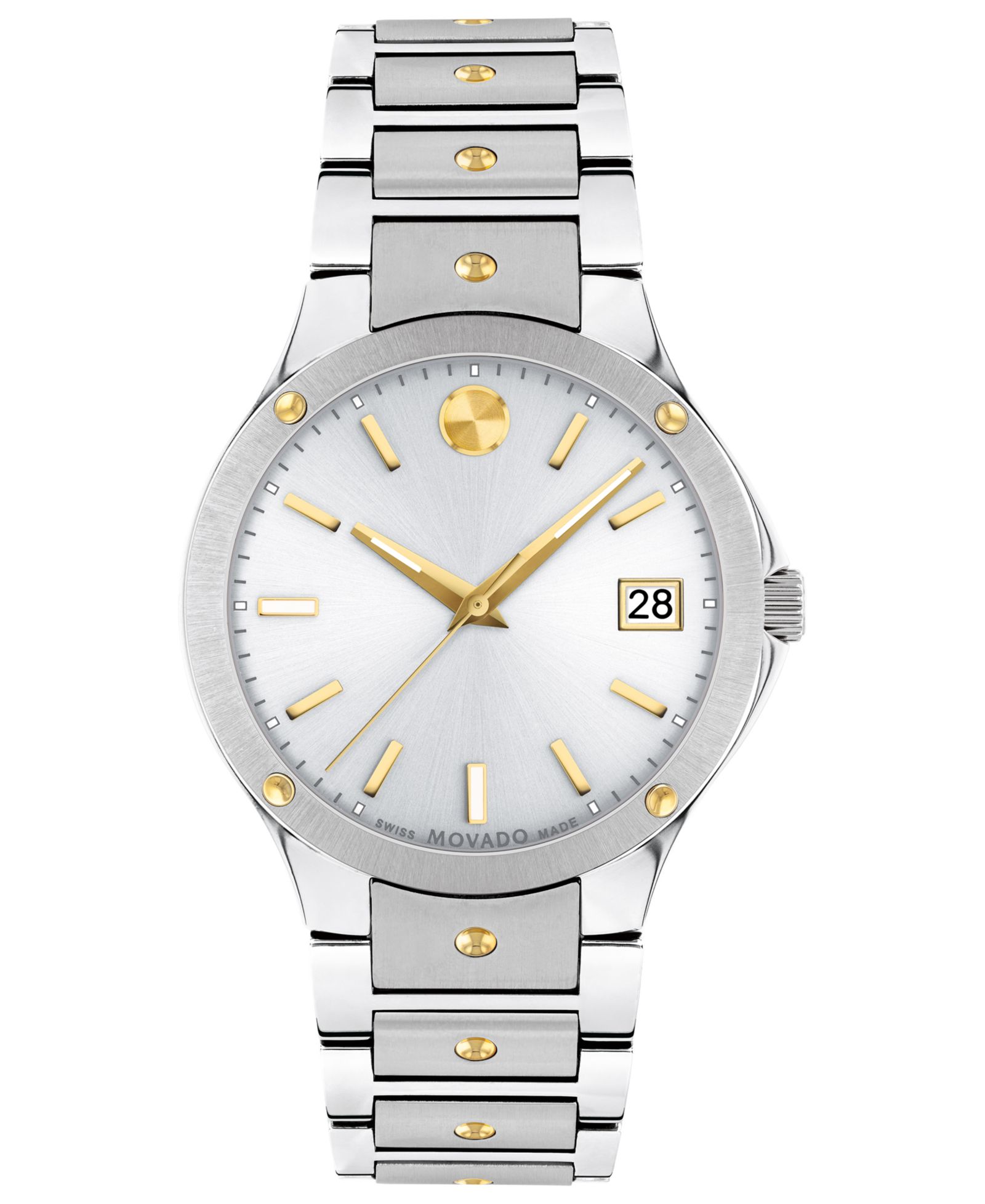 Movado женские часы Swiss SE Gold PVD и Stainless Steel, 32mm