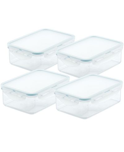 Lock n Lock Purely Better™ 8-Pc. Rectangular Food Storage Containers, 25-Oz.