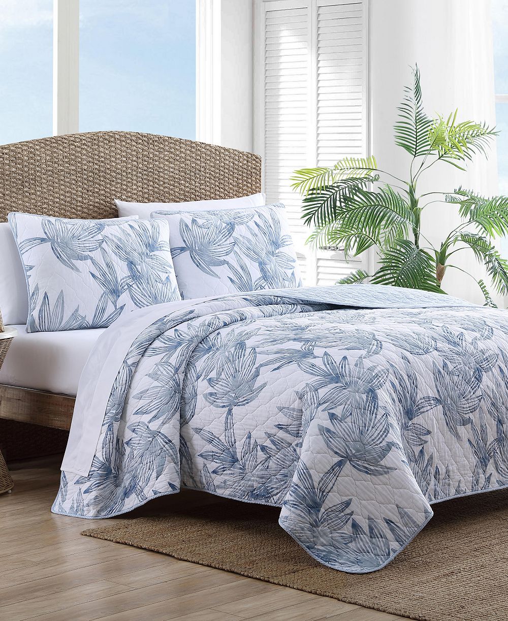 Tommy Bahama Home Kayo Reversible 3-Pc. Quilt Set, King