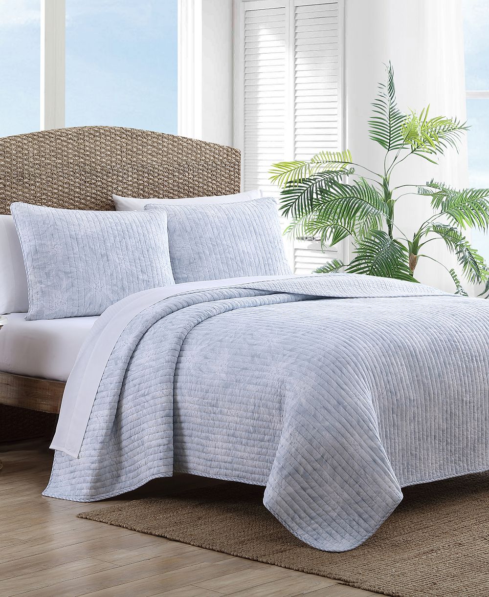 Двусторонний комплект стеганого покрывала Tommy Bahama Home Makena, Twin