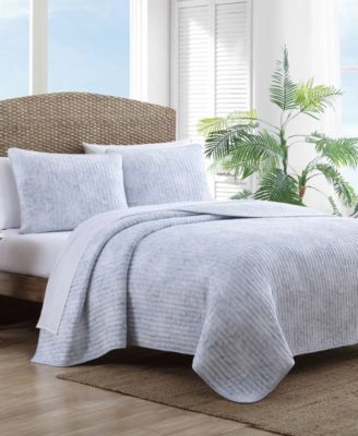 Tommy Bahama Home Makena реверсивный комплект из 3 стеганых покрывал, Full/Queen