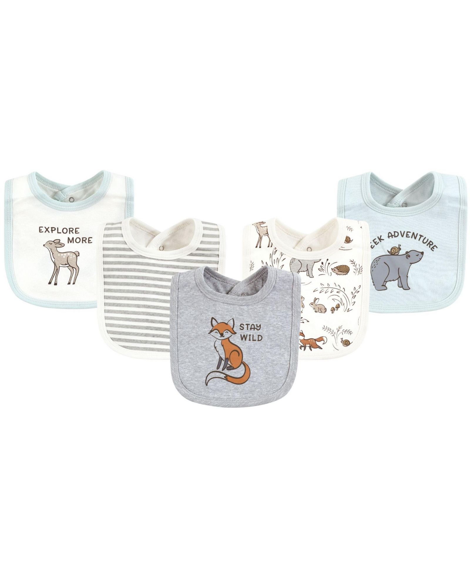Touched by Nature Unisex Natural Cotton Dribble Bibs