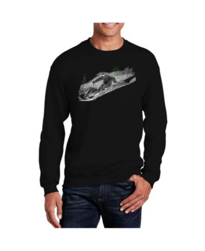Мужской джемпер LA Pop Art Word Art Ski Crewneck