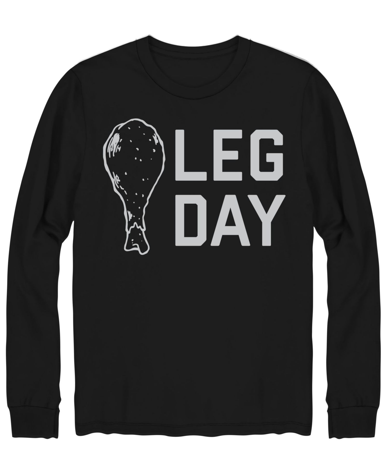 AIRWAVES Men's Leg Day Long Sleeve T-shirt