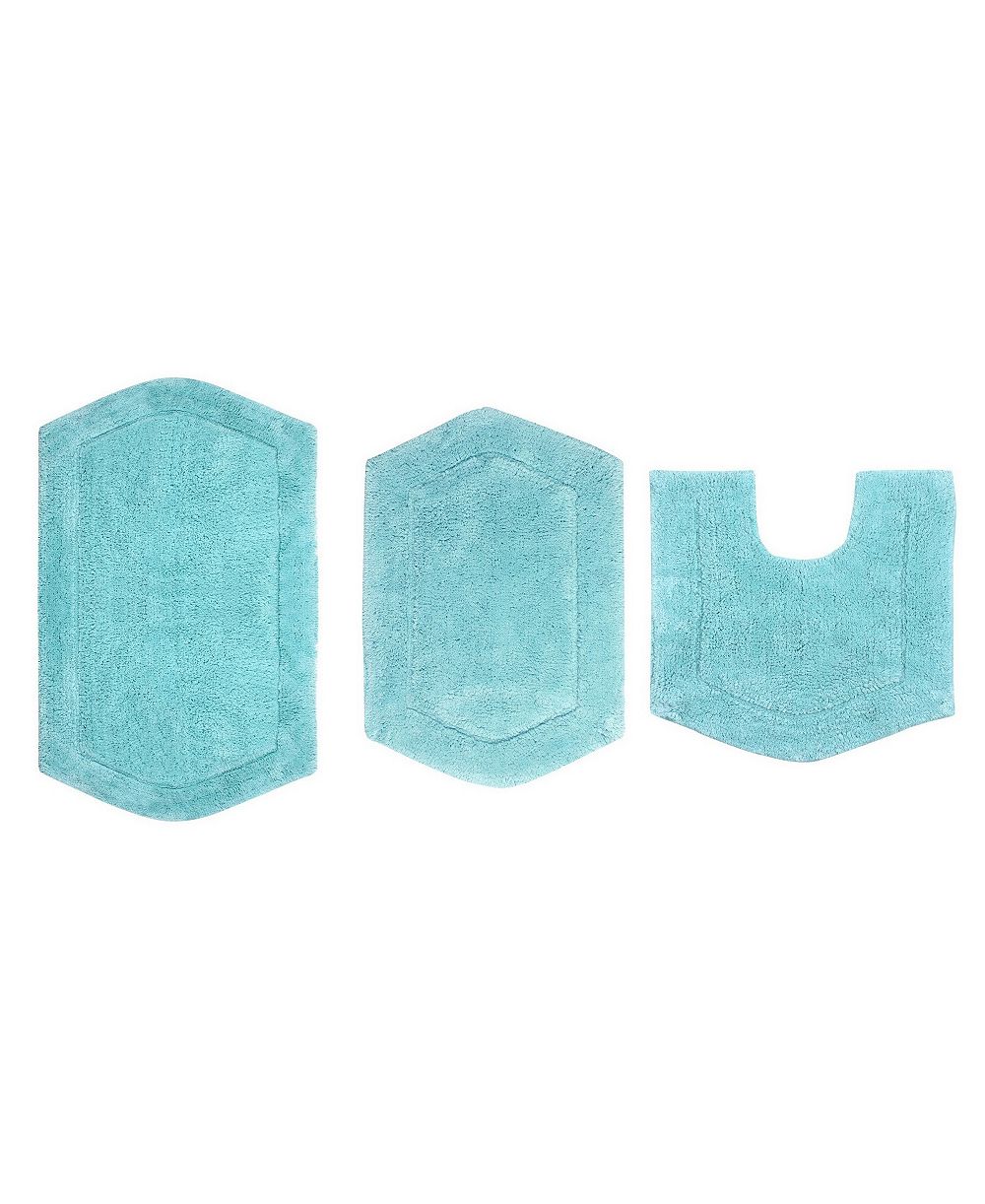 Home Weavers Waterford 3-Pc. Bath Rug Set