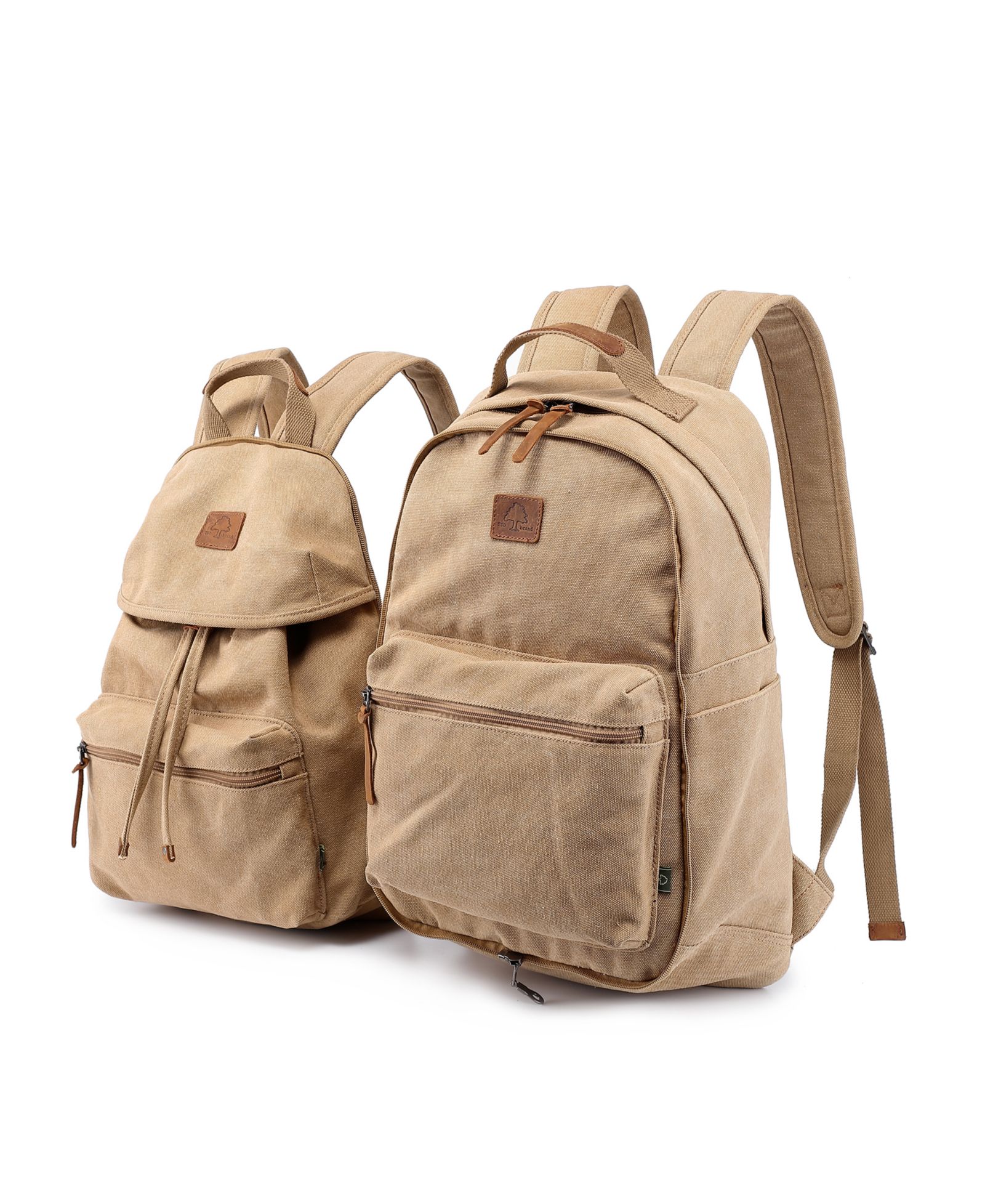 TSD Brand Trail and Tree Double Canvas Backpack Handbag