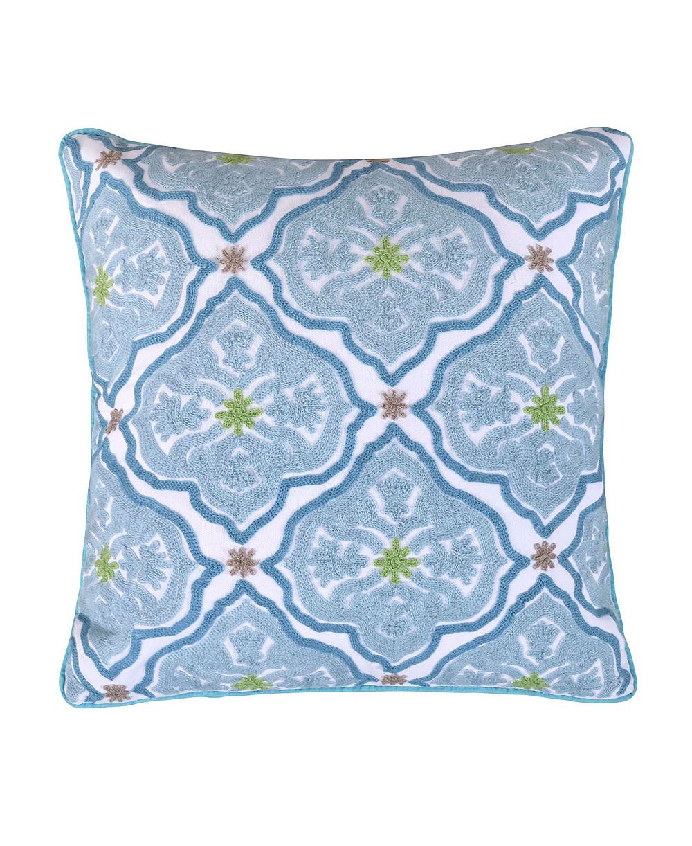 Декоративная подушка Levtex Cressida Crewel Stitched Medallion 18" x 18"
