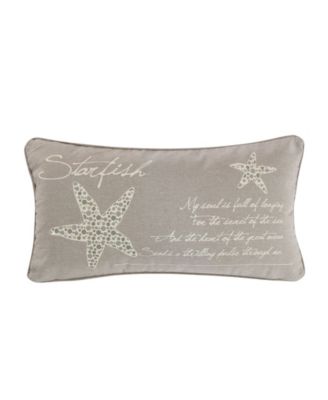 Декоративная подушка Levtex Kailua Starfish Script, 12" x 14"