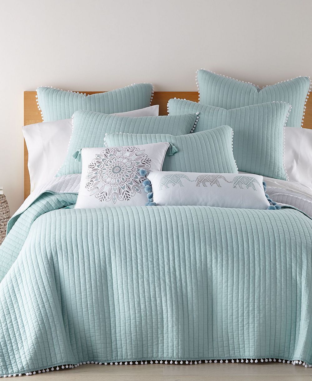 Levtex Home стеганое одеяло Pom Pom, King