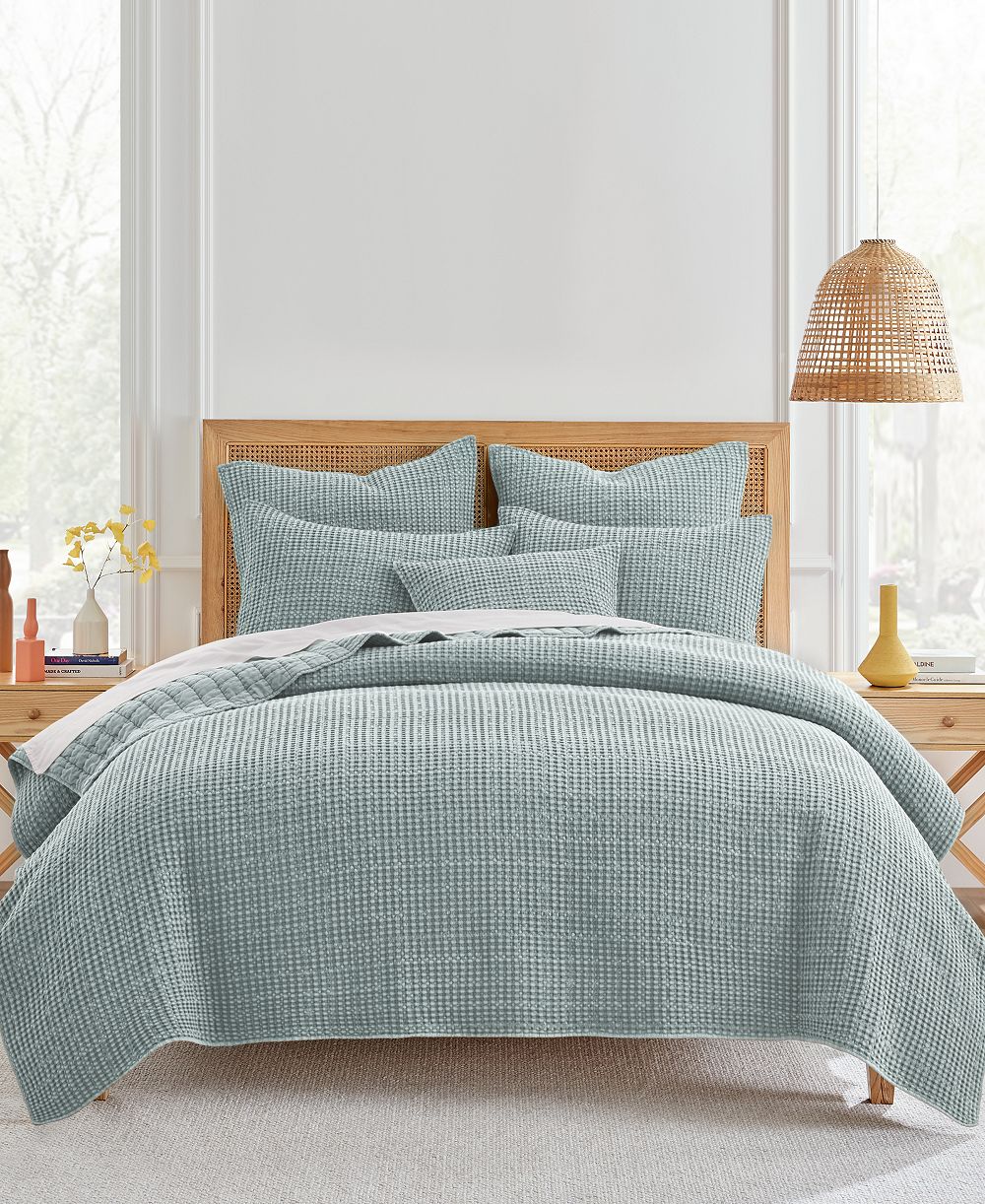 Комплект покрывал Waffle Textured 3-Piece, Full/Queen