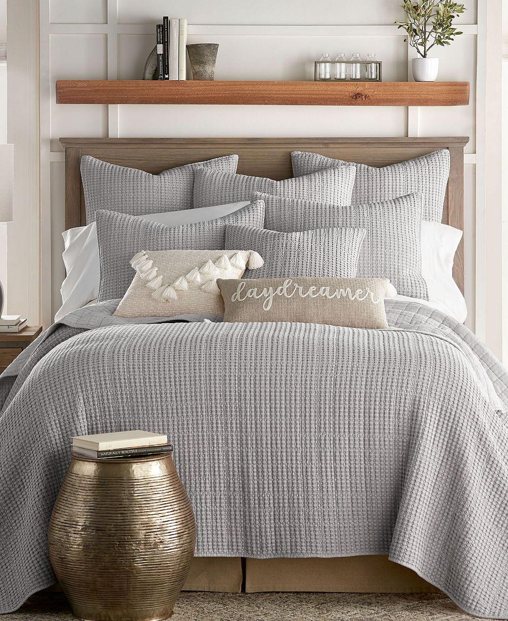 Levtex Home Mills Waffle Textured 2-Piece Quilt Set, Twin/Twin XL