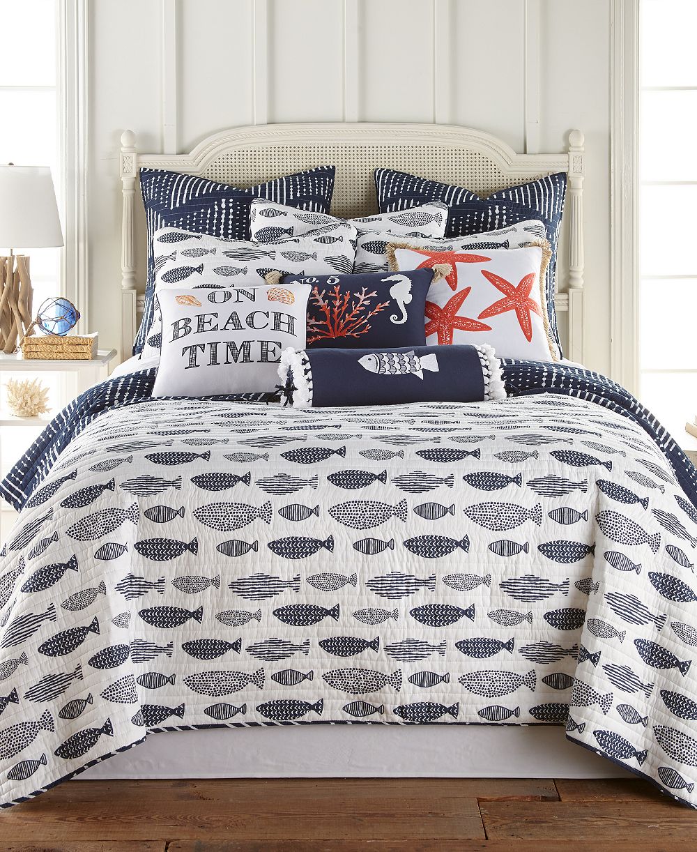 Levtex Home Bakio Coastal Escape Reversible 3-Pc. Quilt Set, Full/Queen