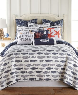 Levtex Home Bakio Coastal Escape Reversible 3-Pc. Quilt Set, King
