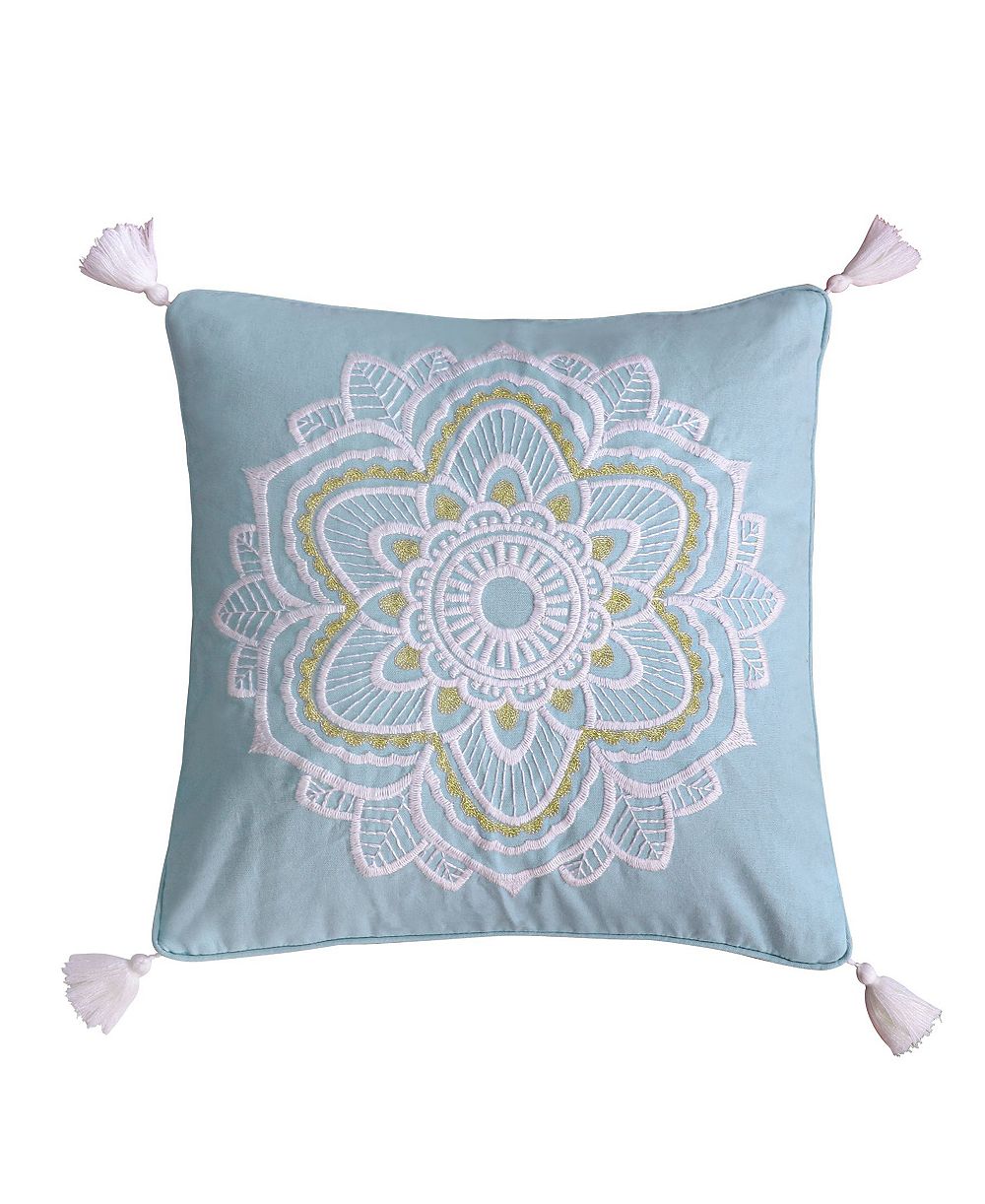 Декоративная подушка Levtex Angelica Spring Medallion Tassel 18" x 18"
