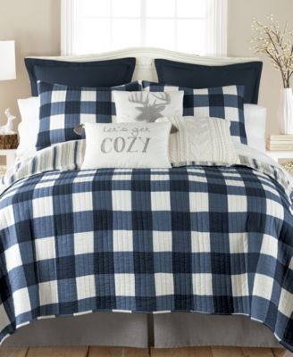 Комплект из 3 предметов Levtex Home Camden Buffalo Check Reversible, Full/Queen