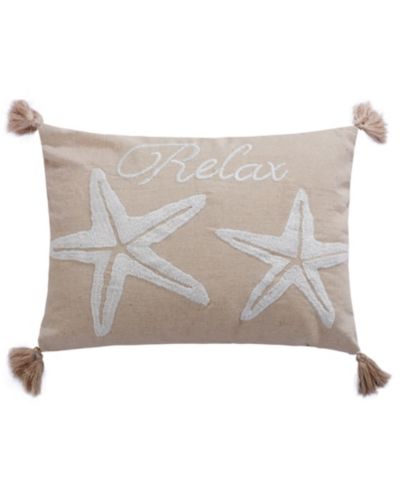 Levtex San Sebastian Relax TasselDecorative Pillow, 14" x 18"