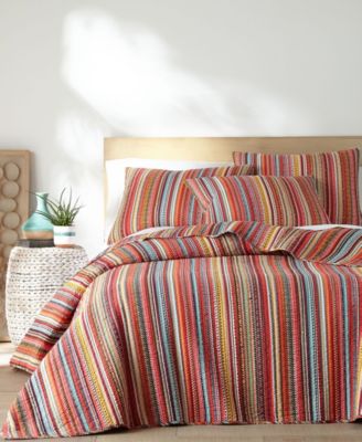 Комплект покрывал Levtex Home Uluru Stripe 3-Pc. Quilt Set, Full/Queen