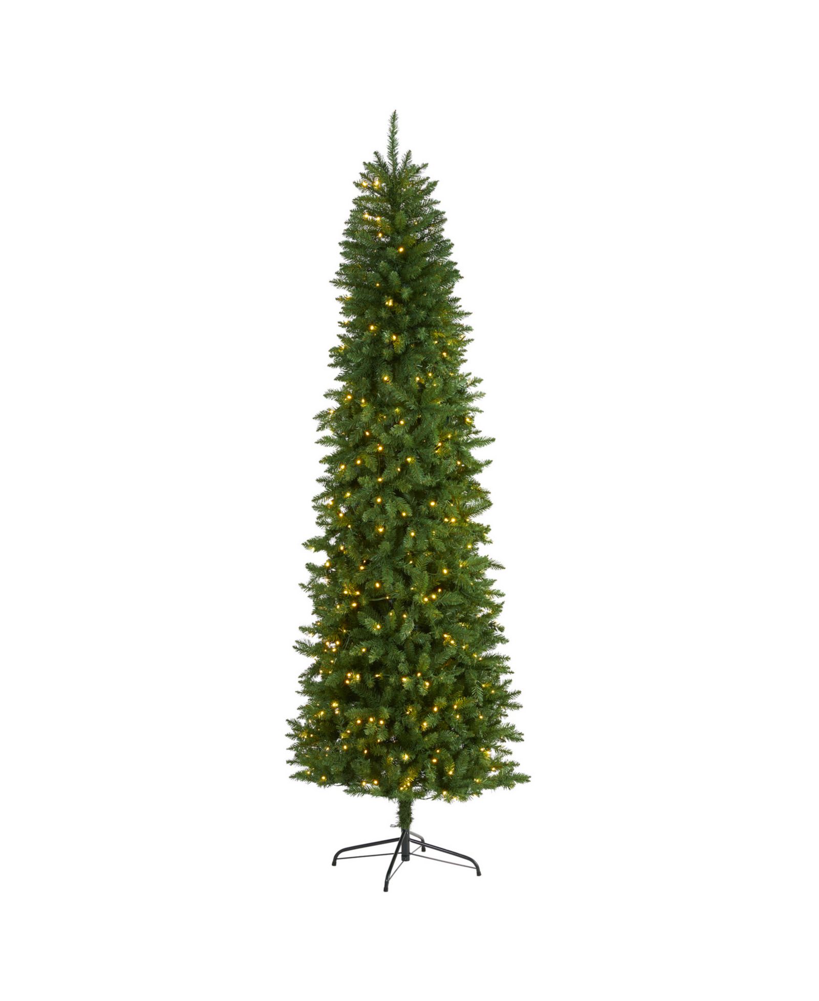 Искусственная ель Nearly Natural Slim Mountain Pine с 350 LED-огнями белого цвета