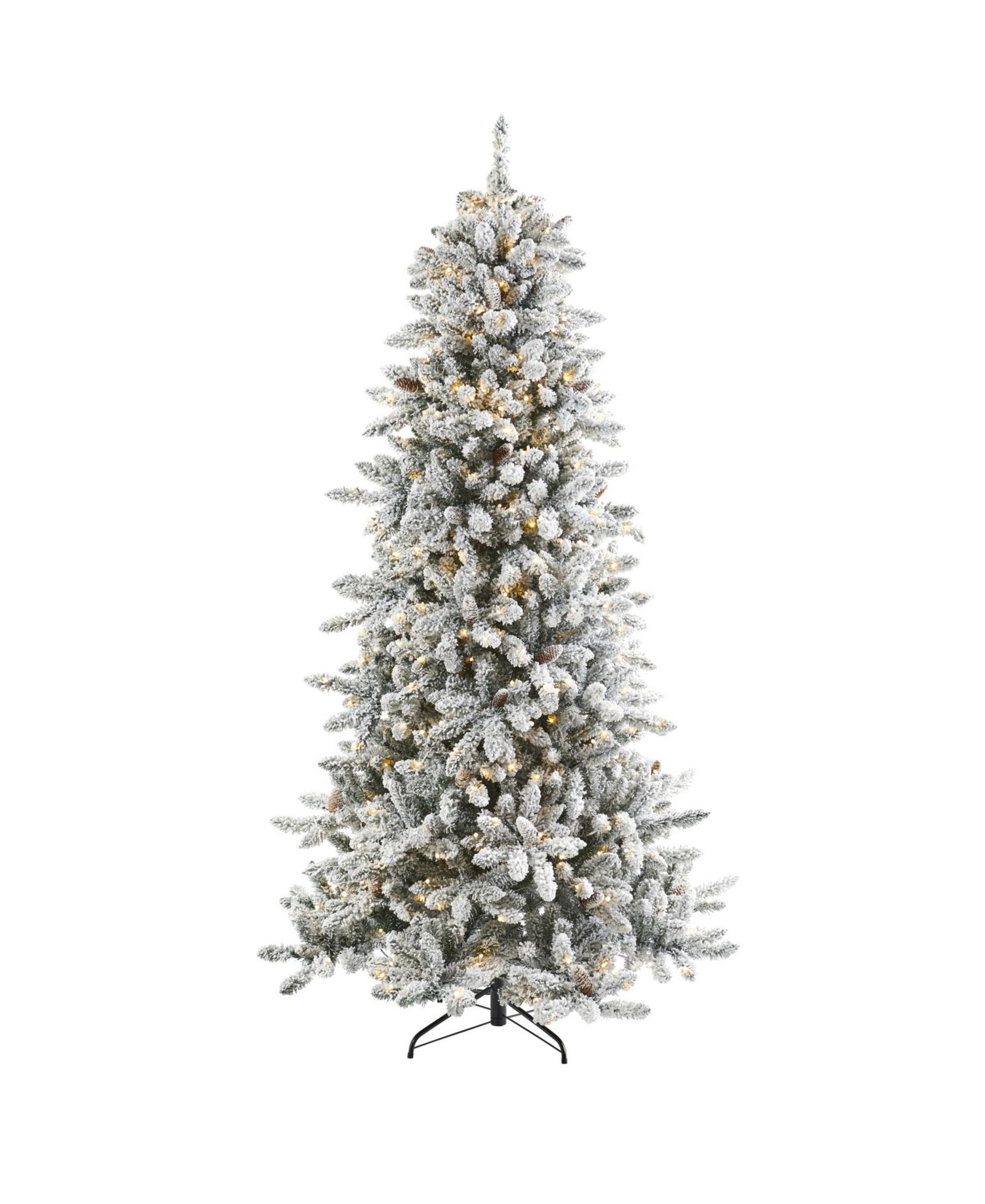 Nearly Natural искусственная ель Livingston Fir с шишками и 500 LED Lights