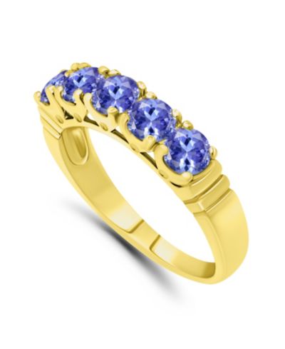 Gold/Tanzanite