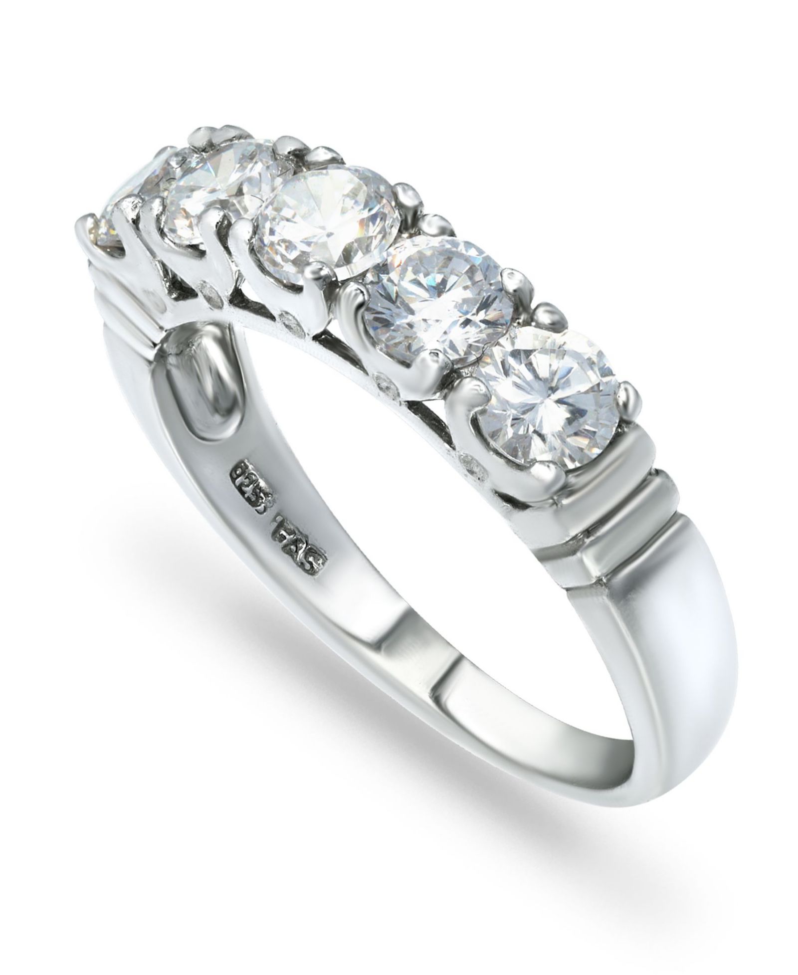 Кольцо Cubic Zirconia Round 5 Stone