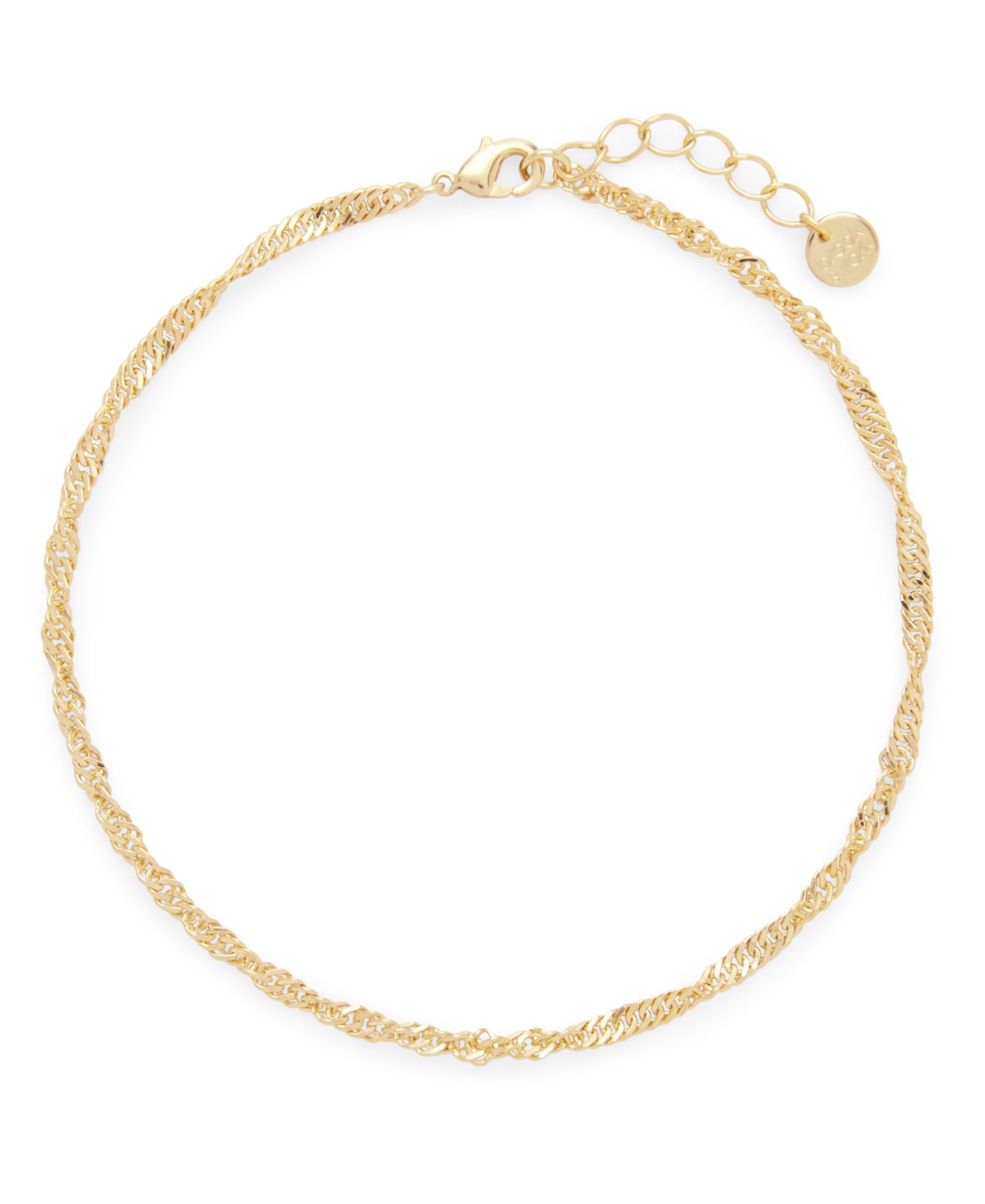 brook & york 14K Gold Plated Sophie браслет на ногу