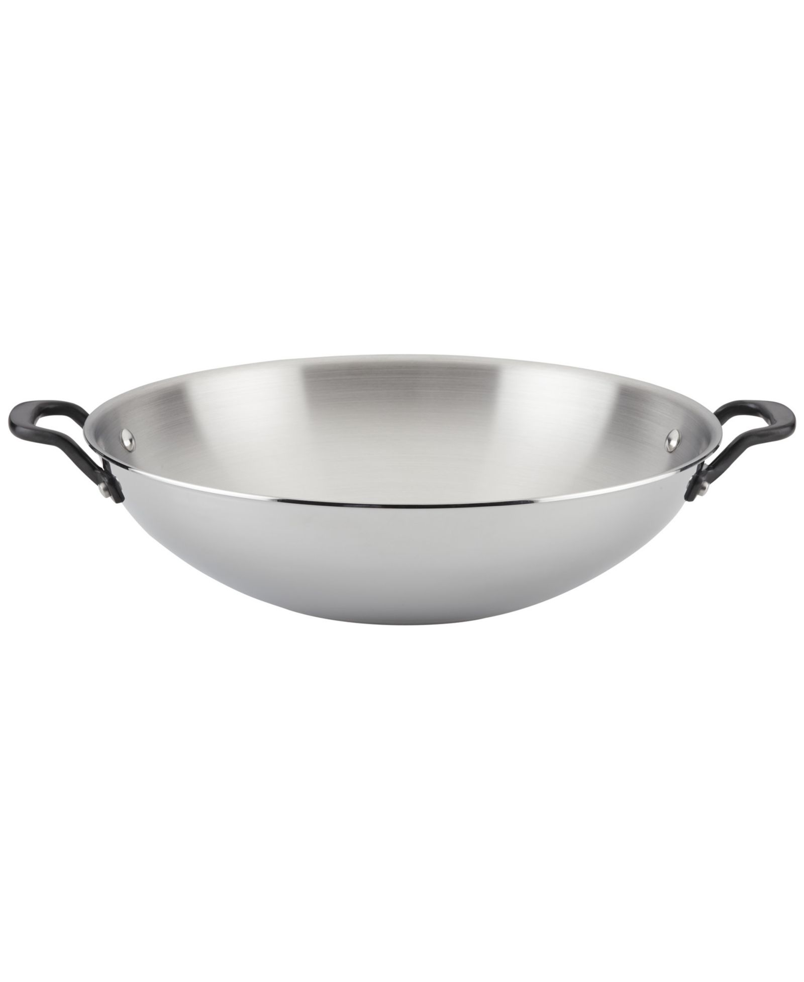 Вок KitchenAid 15" Induction Stainless Steel 5-Ply Clad