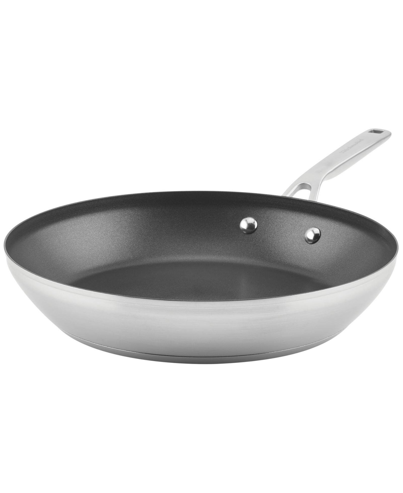 Сковорода для индукции KitchenAid 3-Ply Base Stainless Steel 12" Nonstick