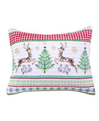 Рождественская стеганая наволочка Levtex Home Comet & Cupid, King