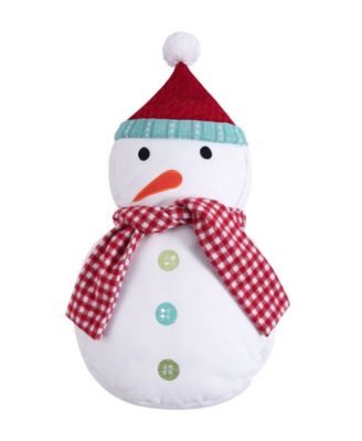 Декоративная подушка Levtex Holly Jolly Snowman Figure, 11" x 17"
