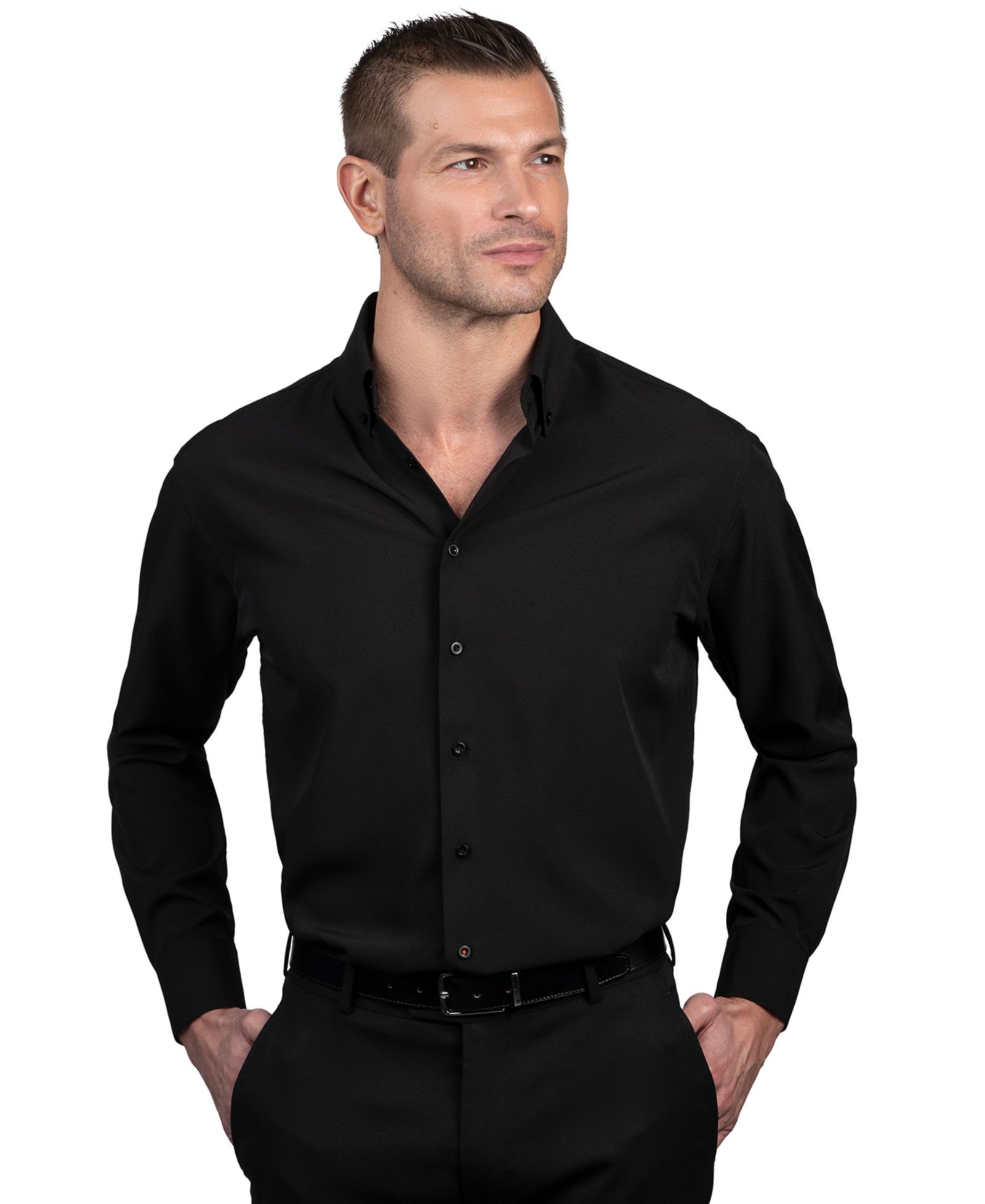 Мужская рубашка Nautica Men's Slim-Fit Supershirt