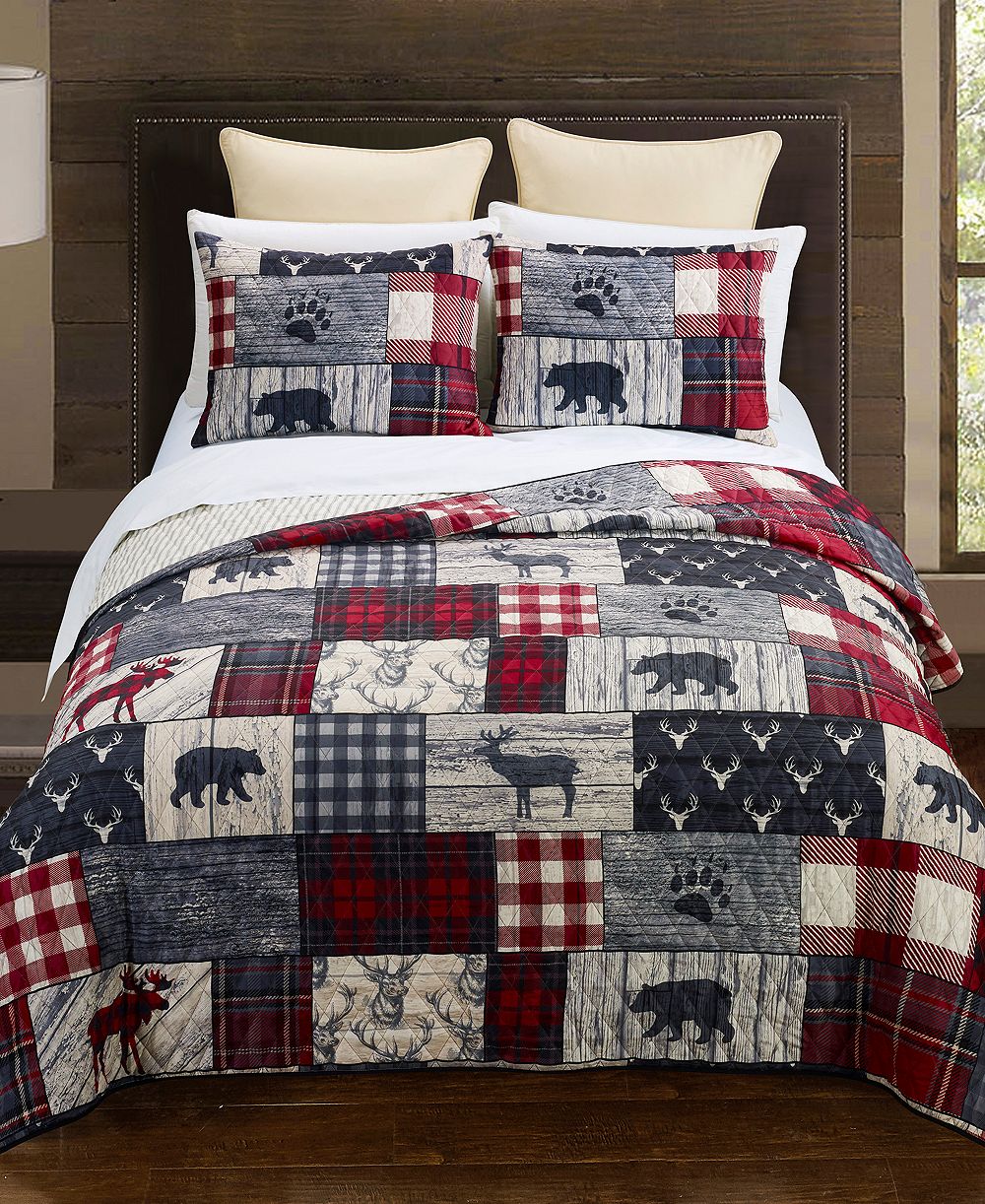 Комплект постельного белья American Heritage Textiles Timber Quilt 3 Piece Set, King