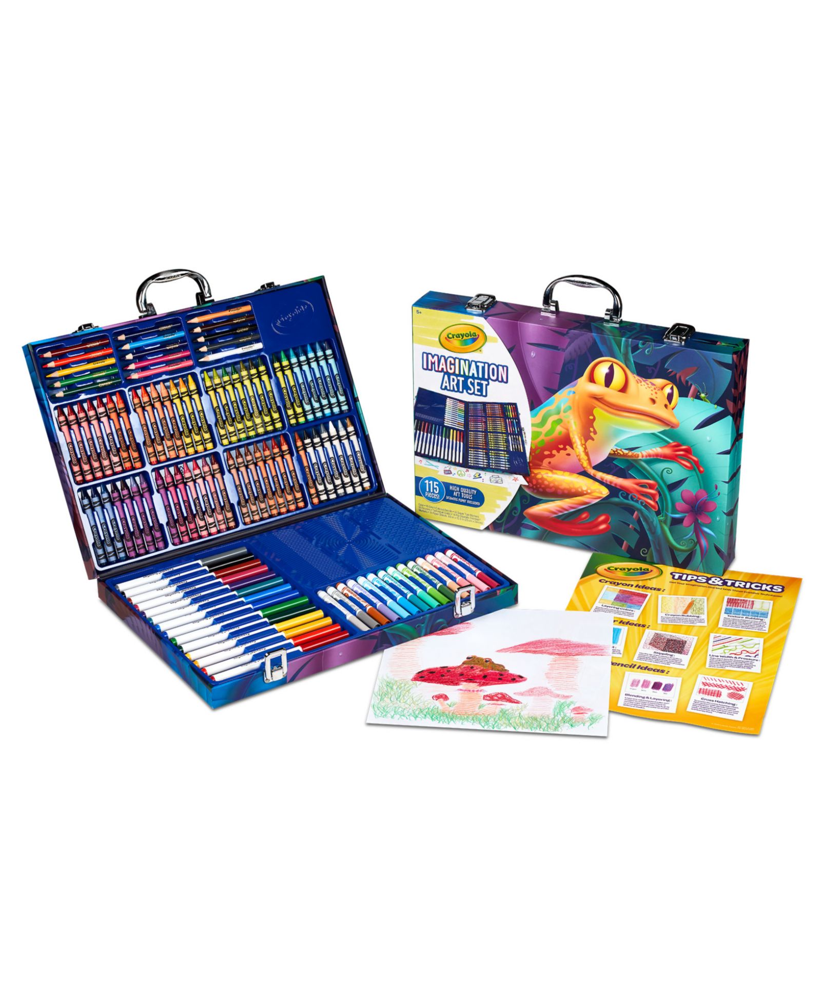 Набор для раскрашивания Crayola Imagination, 115 предметов