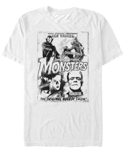 Fifth Sun Мужская винтажная футболка с принтом Universal Monsters