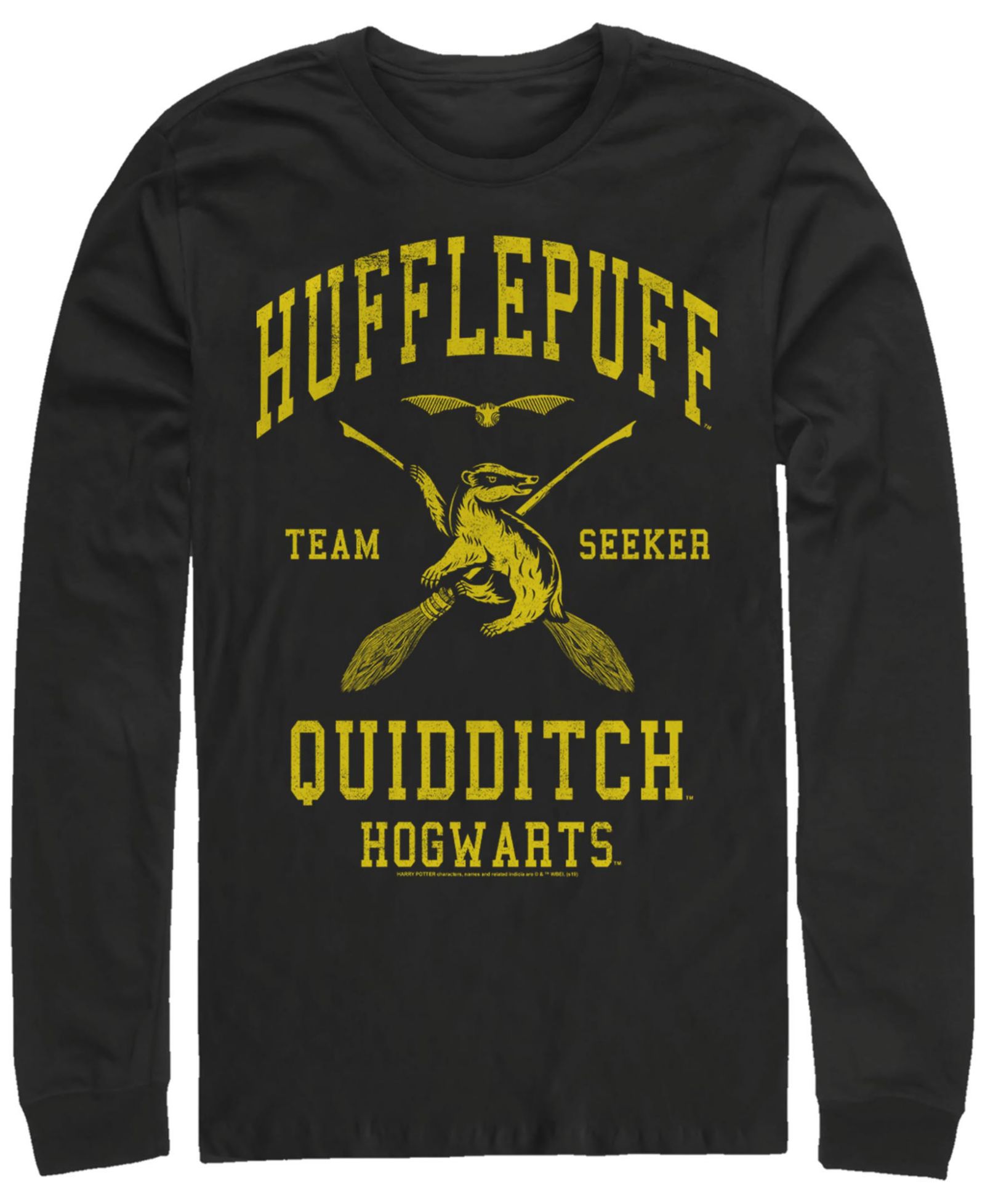 Fifth Sun Men's Deathly Hallows 2 HP Quidditch Seeker Long Sleeve Crew Tee