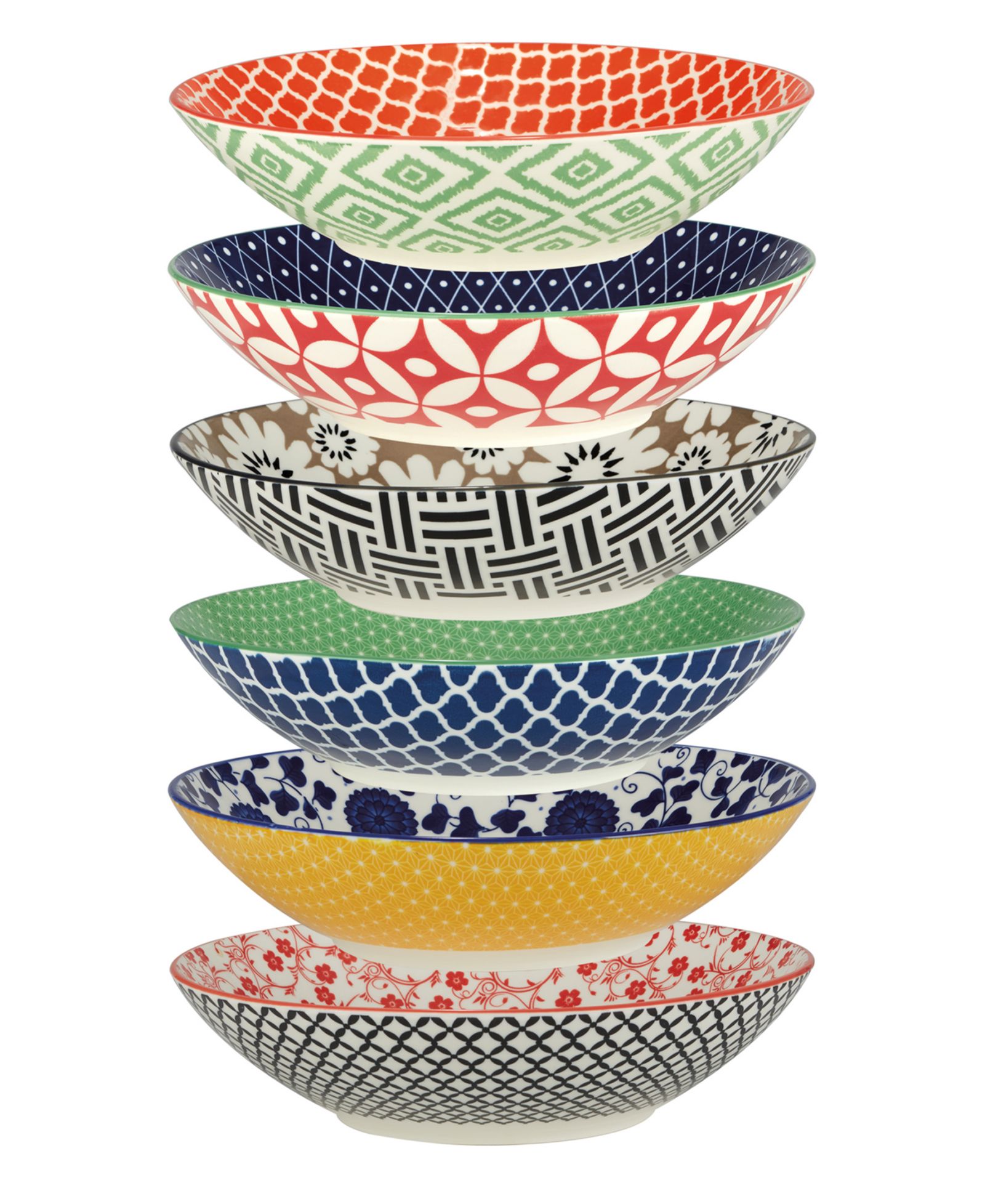 Certified International Soho Dinner Bowls, Set of 6