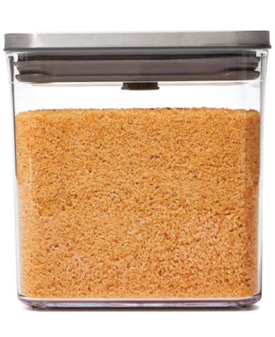 OXO Steel POP Big Square Short 1.1-Qt. Food Storage Container