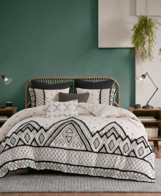 INK+IVY Marta Cotton 3-Pc. Duvet Cover Set, Full/Queen
