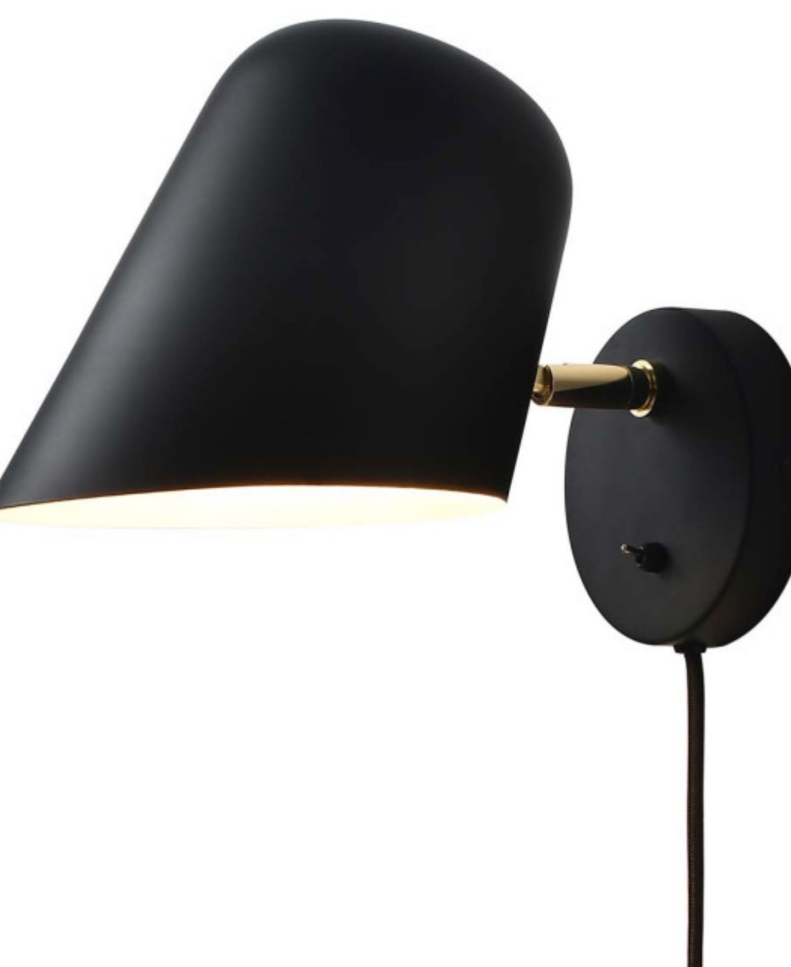 NOVA OF CALIFORNIA Culver Wall Sconce - Satin Nickel, Plug-in, On/Off Toggle Switch