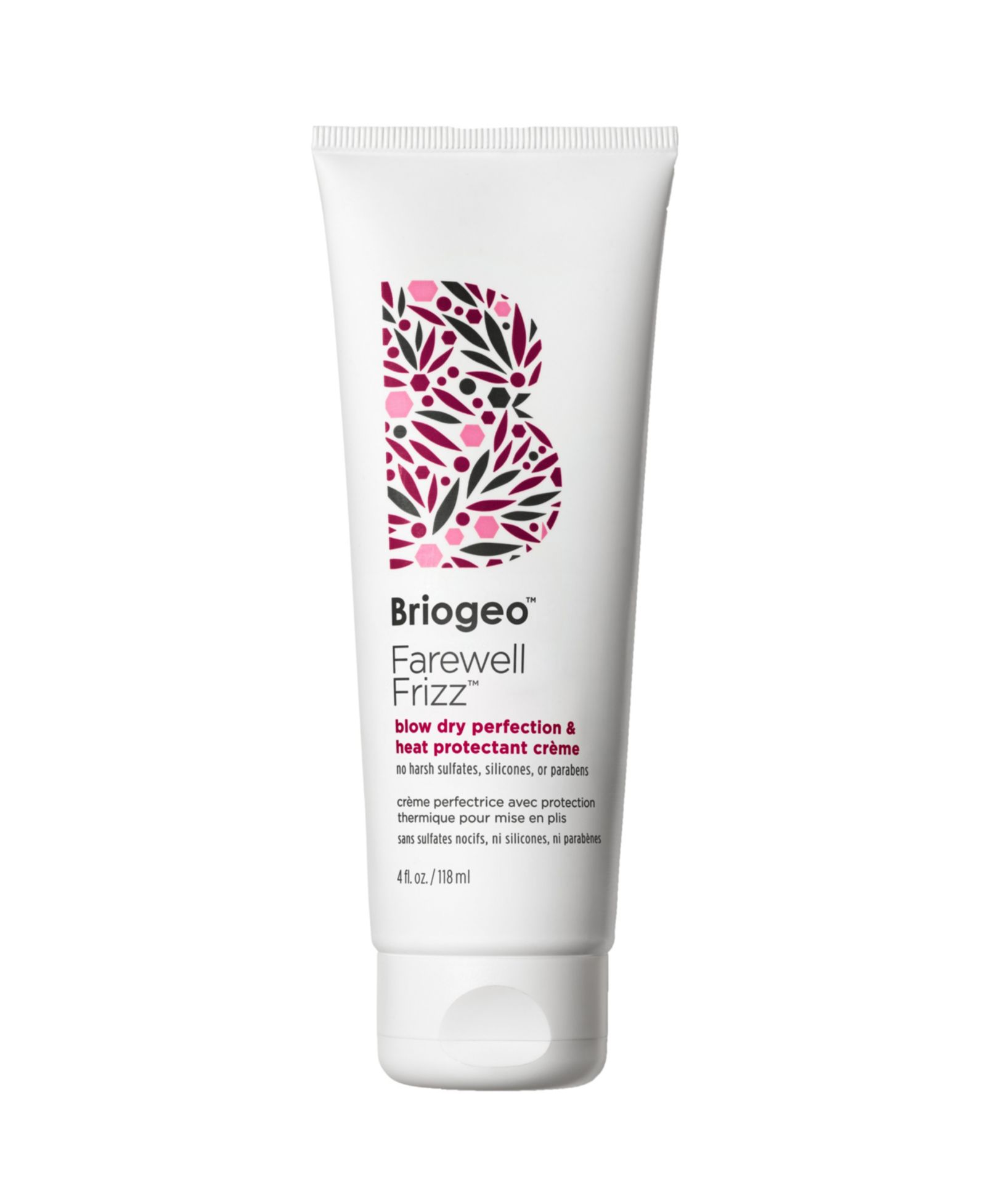 Крем для защиты волос от тепла Briogeo Farewell Frizz Blow Dry, 4 oz.