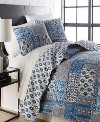 Southshore Fine Linens Global Patchwork мягкий набор из 3 стеганых одеял, King