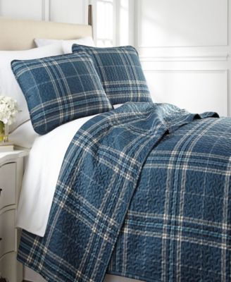 Комплект покрывала Southshore Fine Linens Vilano Plaid Ultra-Soft, 3-Pc., King