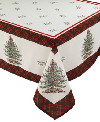 Скатерть Spode Christmas Tree Tartan Multicolored 60x102