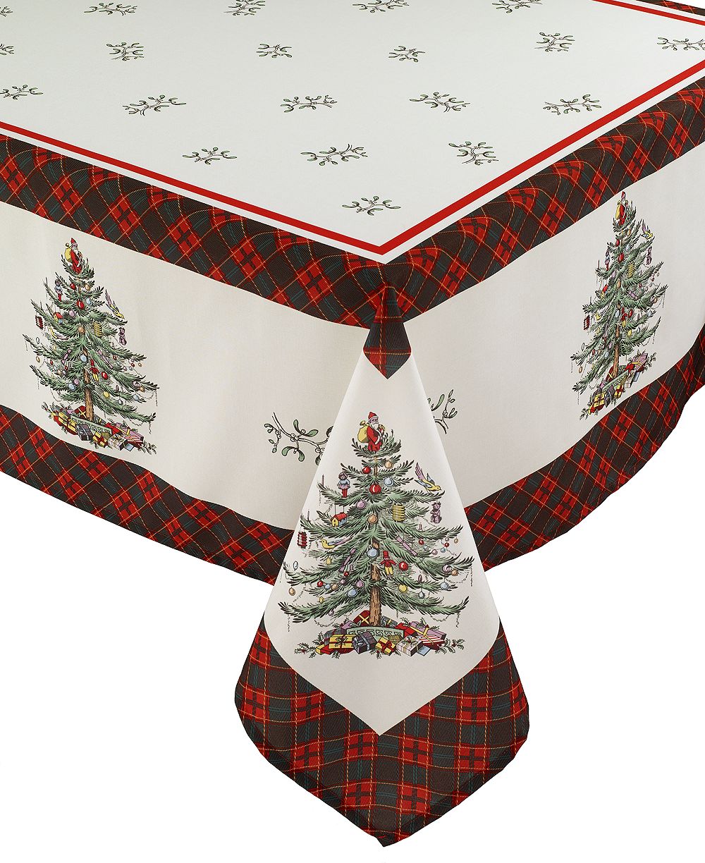 Скатерть Spode Christmas Tree Tartan Multicolored 60x120