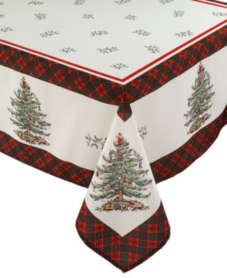Скатерть Spode Christmas Tree Tartan Multicolored 60x120