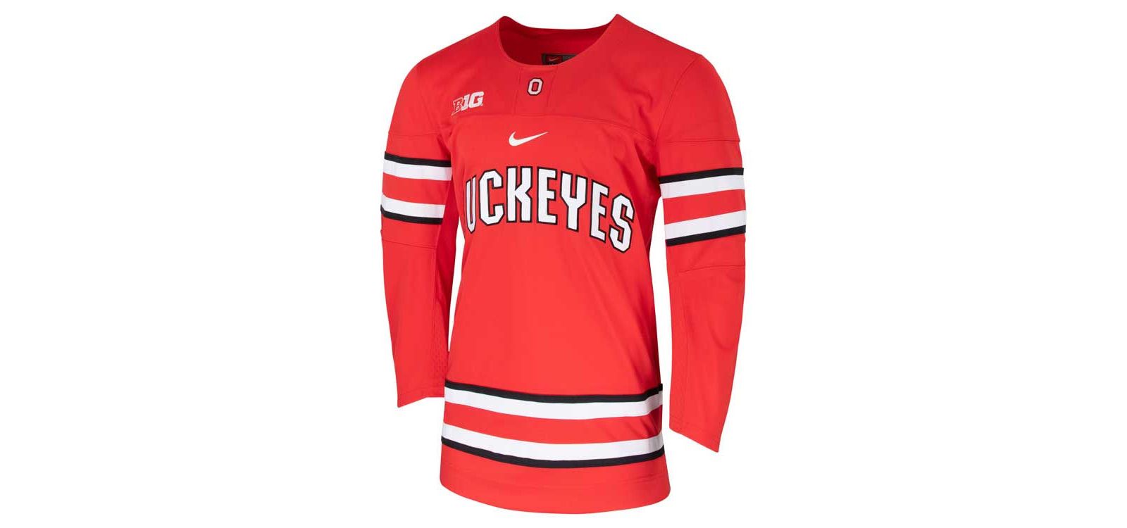 Мужская хоккейная джерси Nike Ohio State Buckeyes Limited
